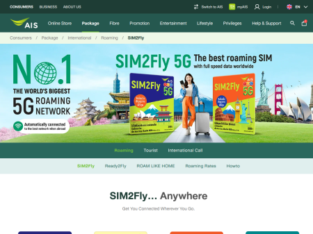 SIM2Fly website