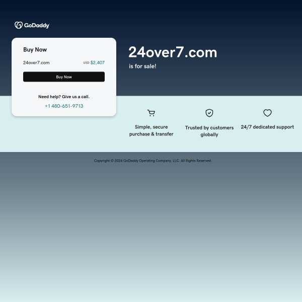  24over7.com screen
