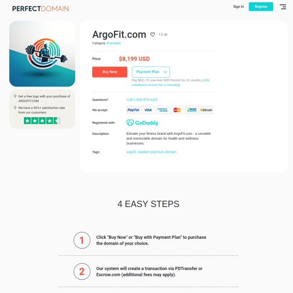  argofit.com screen