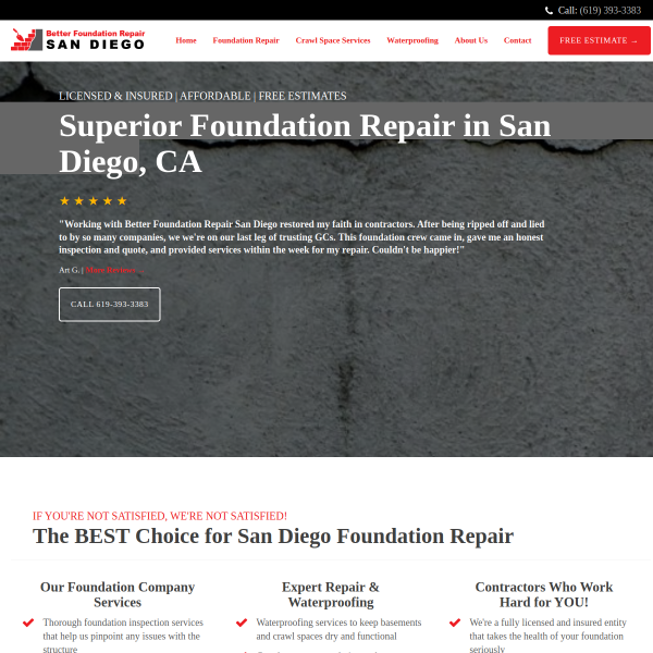 Foundation Inspection San Diego