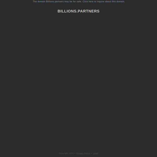  billions.partners screen