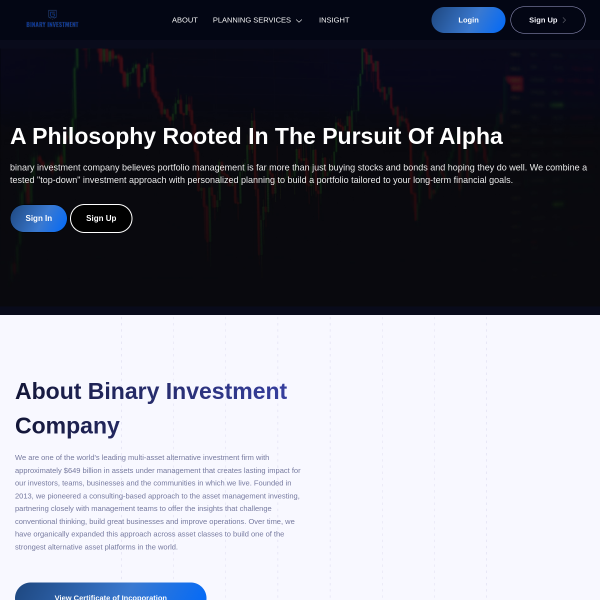  binaryinv.com screen