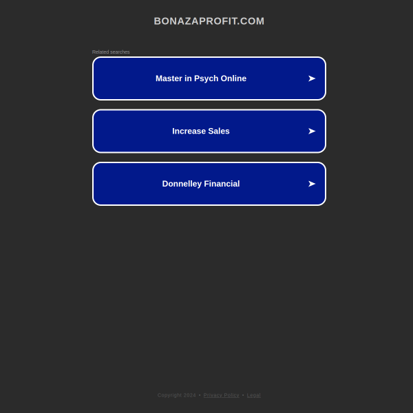 bonazaprofit.com screen
