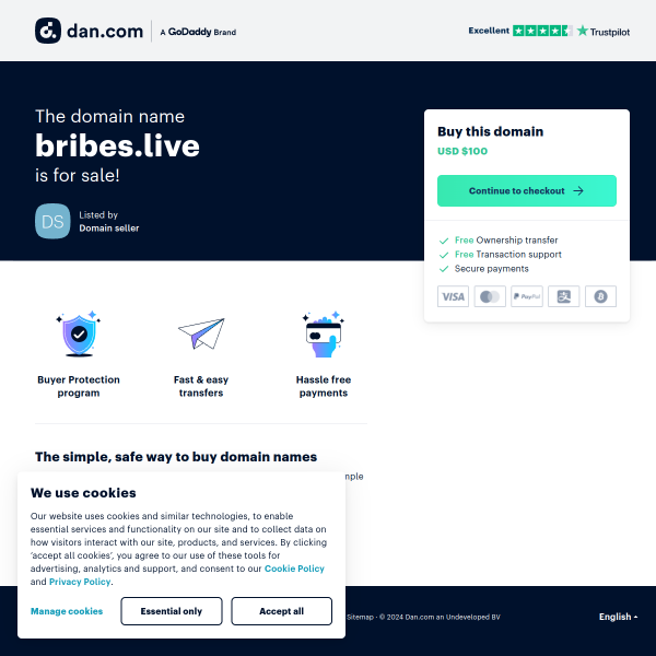  bribes.live screen