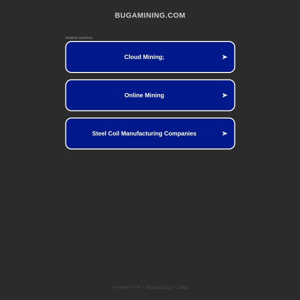  bugamining.com screen
