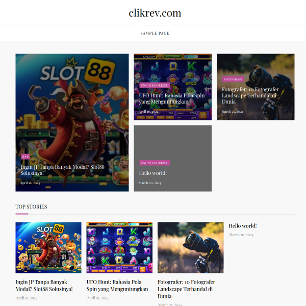  clikrev.com screen