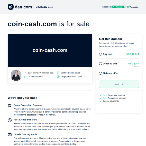  coin-cash.com screen