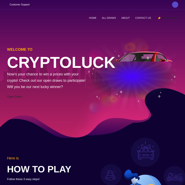  cryptoluck.io screen