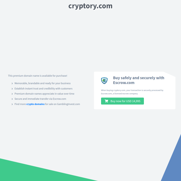  cryptory.com screen