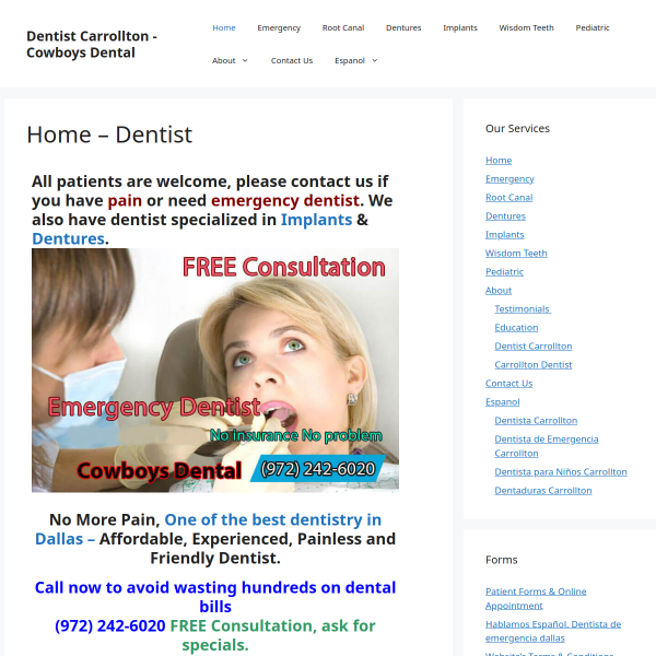 Read more about: Dentist Carrollton - Cowboys Dental