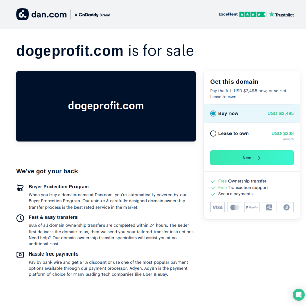  dogeprofit.com screen