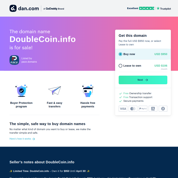  doublecoin.info screen