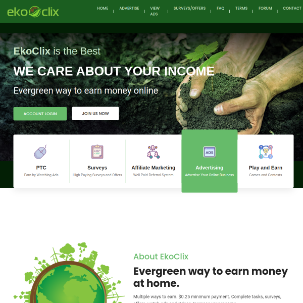  ekoclix.com screen