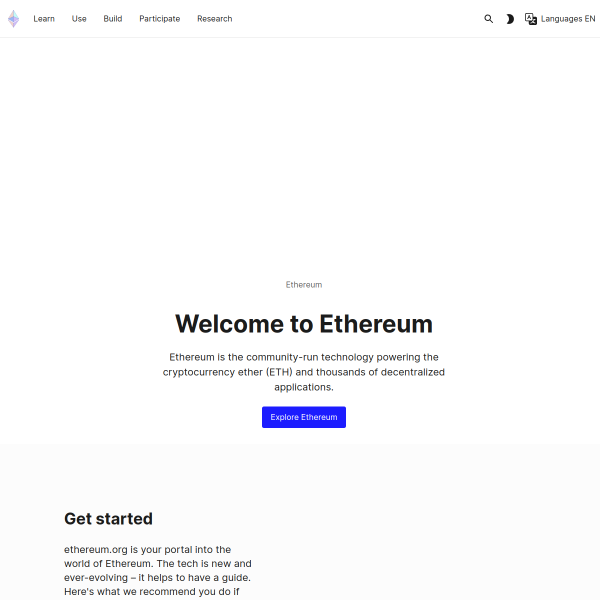  ethereum.org screen