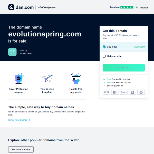  evolutionspring.com screen