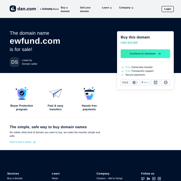  ewfund.com screen