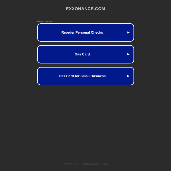 exxonance.com screen