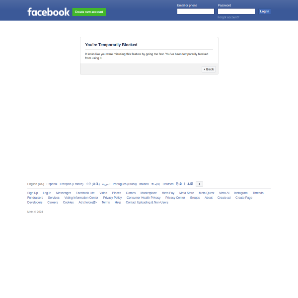  facebook.com screen