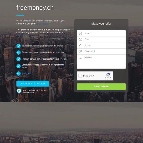  freemoney.ch screen