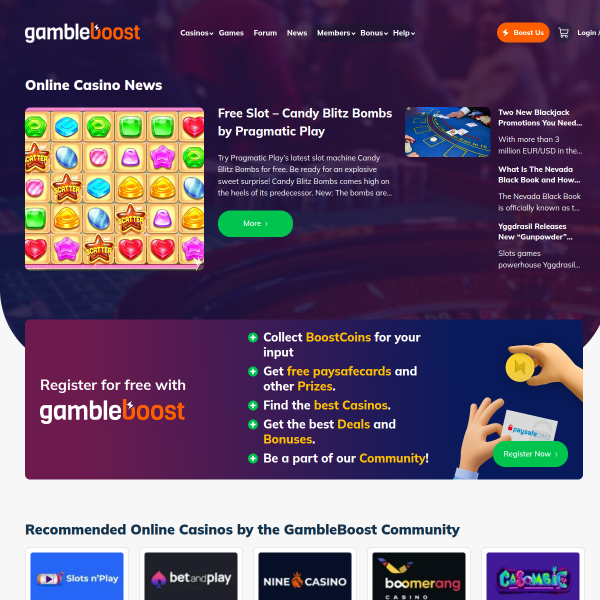 gambleboost.com screen