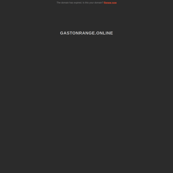  gastonrange.online screen