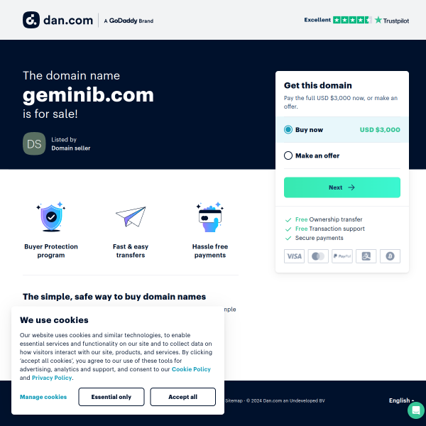  geminib.com screen