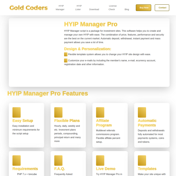  goldcoders.com screen