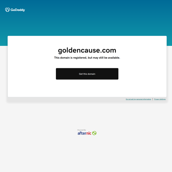  goldencause.com screen