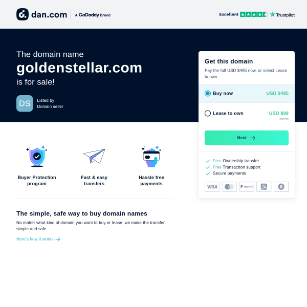  goldenstellar.com screen