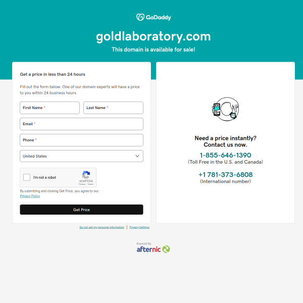  goldlaboratory.com screen