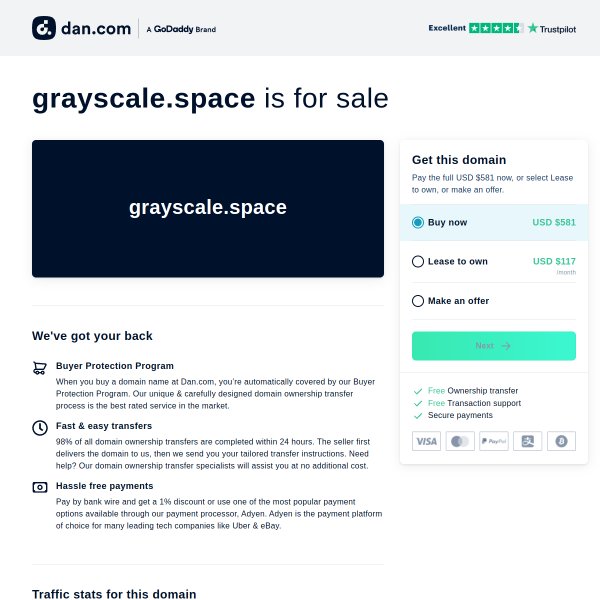  grayscale.space screen