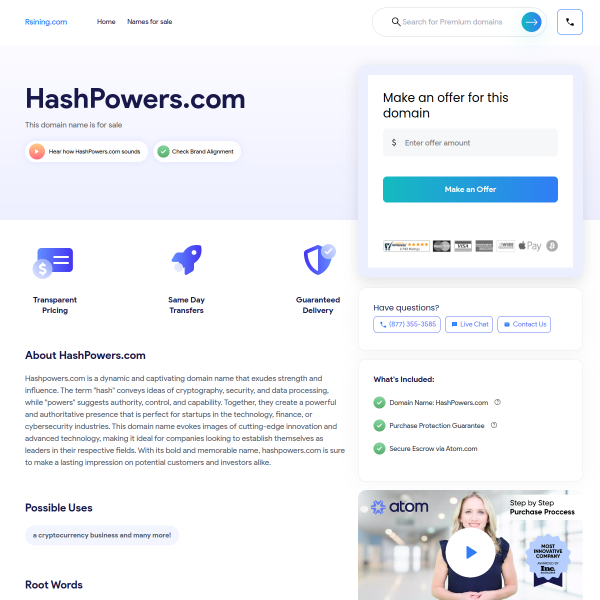  hashpowers.com screen