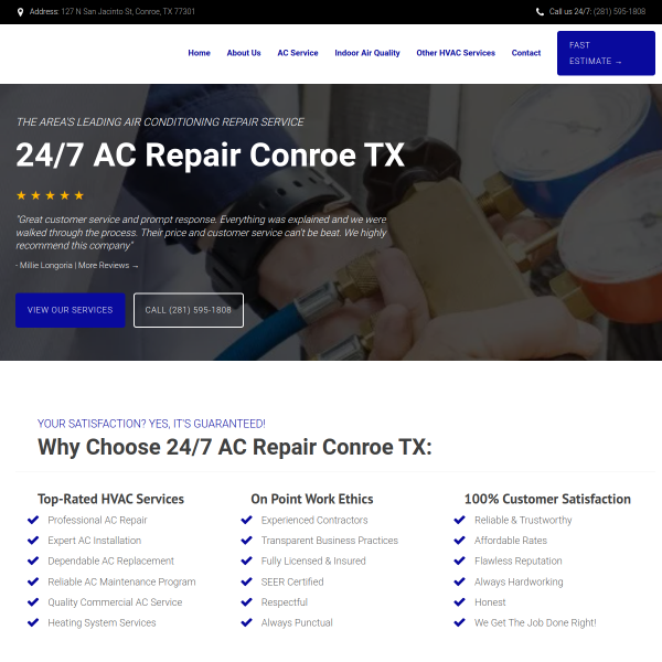 Read more about: 24/7 AC Repair Conroe