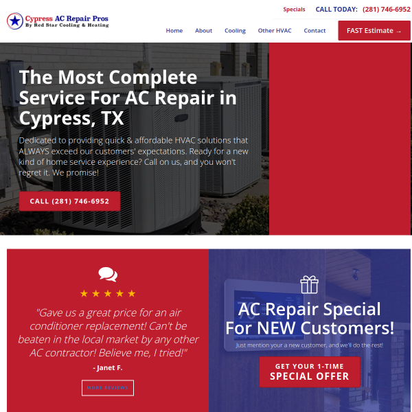 Read more about: Commercial AC Repair Cypress TX