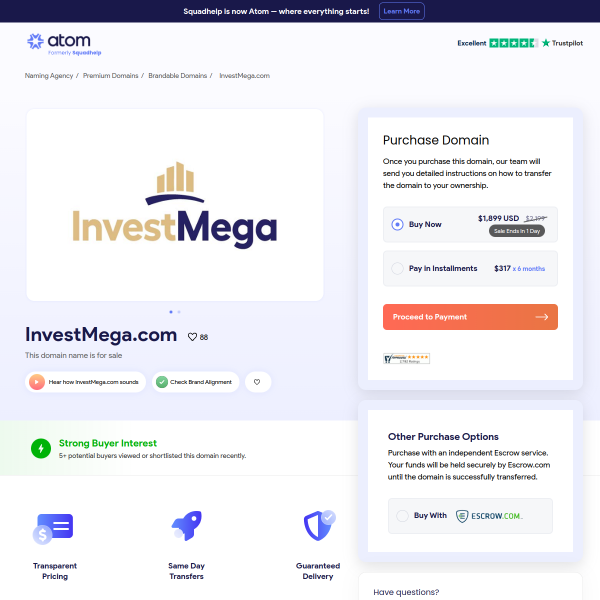  investmega.com screen