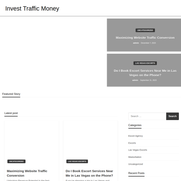  investtrafficmoney.com screen