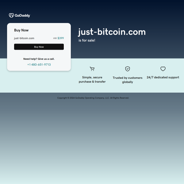  just-bitcoin.com screen