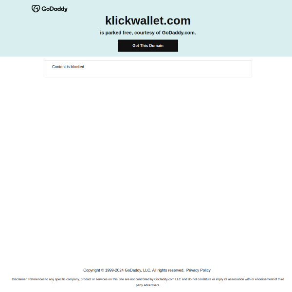  klickwallet.com screen