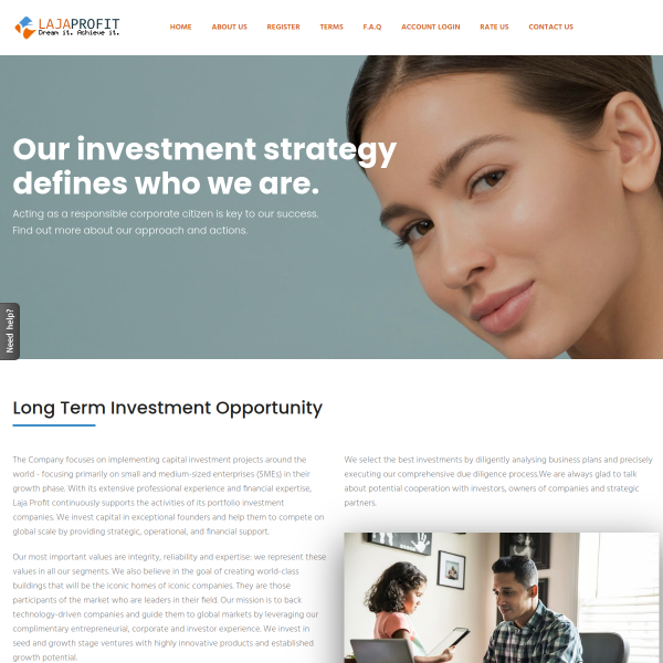 Lajaprofit screenshot