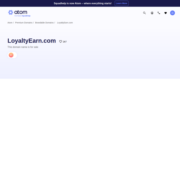  loyaltyearn.com screen