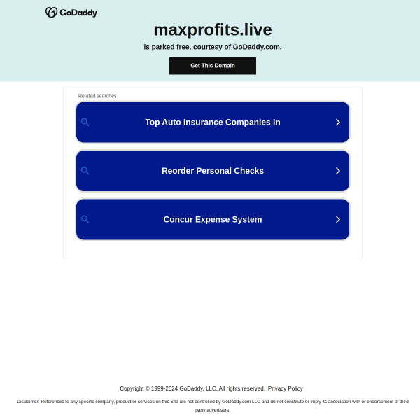  maxprofits.live screen