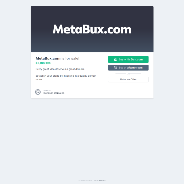  metabux.com screen