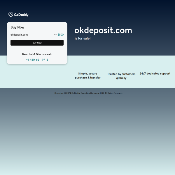  okdeposit.com screen