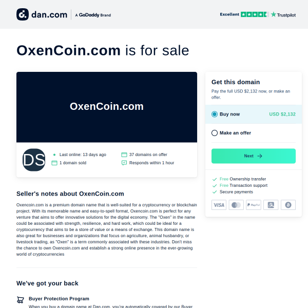  oxencoin.com screen
