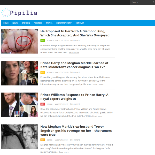  pipilia.com screen