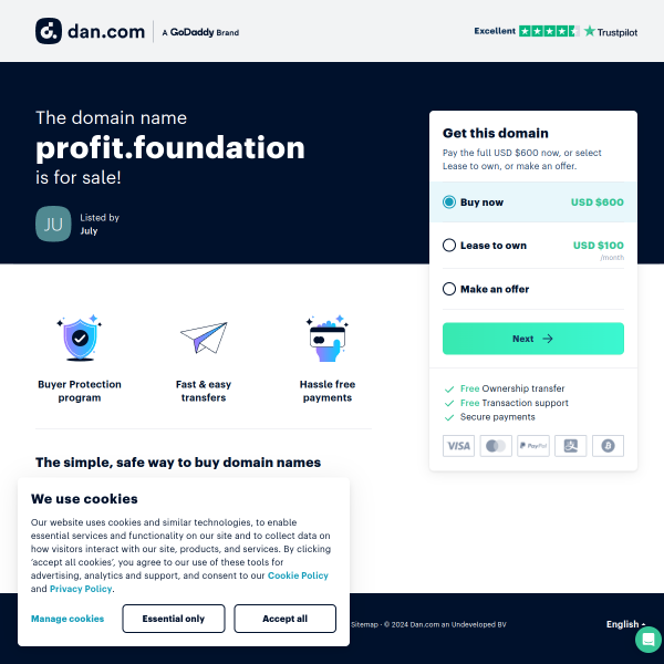 profit.foundation screen