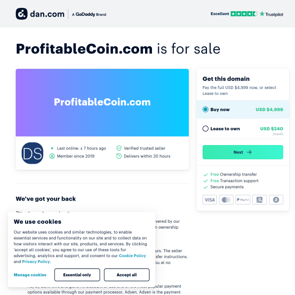  profitablecoin.com screen