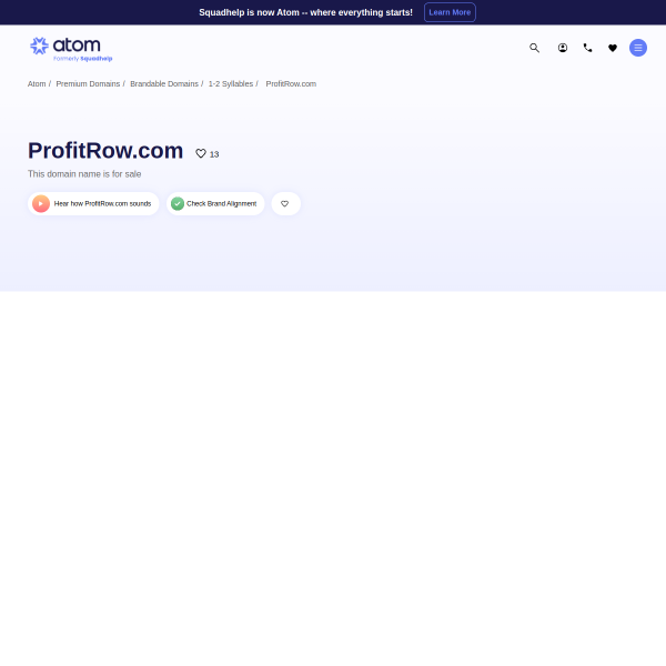  profitrow.com screen