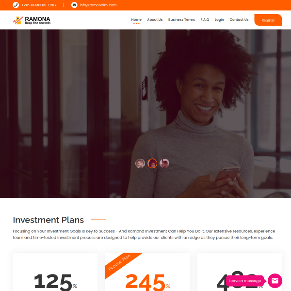 Ramonainv.com screenshot