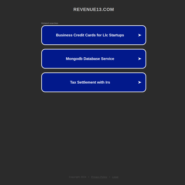  revenue13.com screen